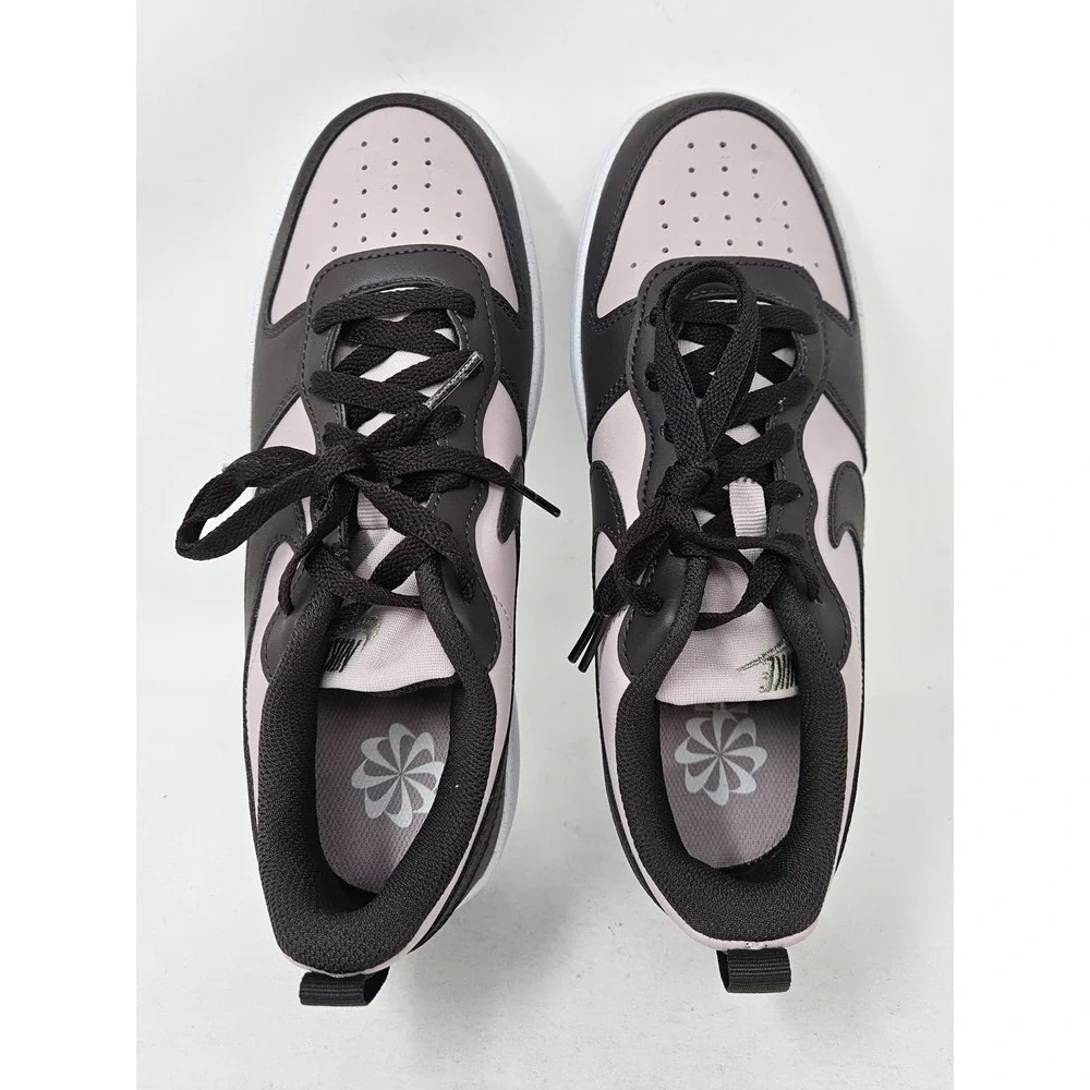 Nike Boy's Court Borough Recraft Low Top Sneakers Sz 6.5M Rose/Brwn DV5456 NEW!